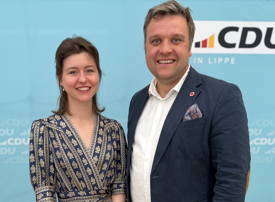 Laura Ottemeier, CDU Kreisvorsitzender Lars W. Brakhage